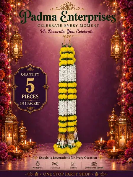 Marigold Garland With Bell