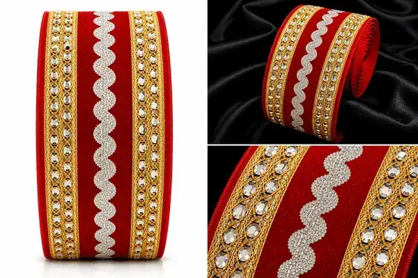 Heavy Bridal Border Lace Design 3